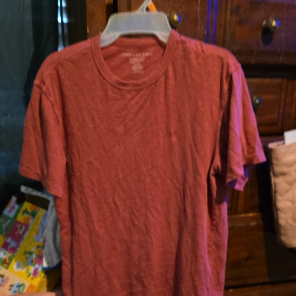 !!.           Young Men's  S  Rust Short Sleeve Tee. S2